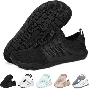 Hike Barefoot Water Shoes for Women Men Footwear, Quick Dry Wide Toe Box Pro Beach Swim Athletic Sports Shoes, Non-Slip Lightweight Aqua Shoe for Pool Hiking Walking Kayaking Diving Surfing