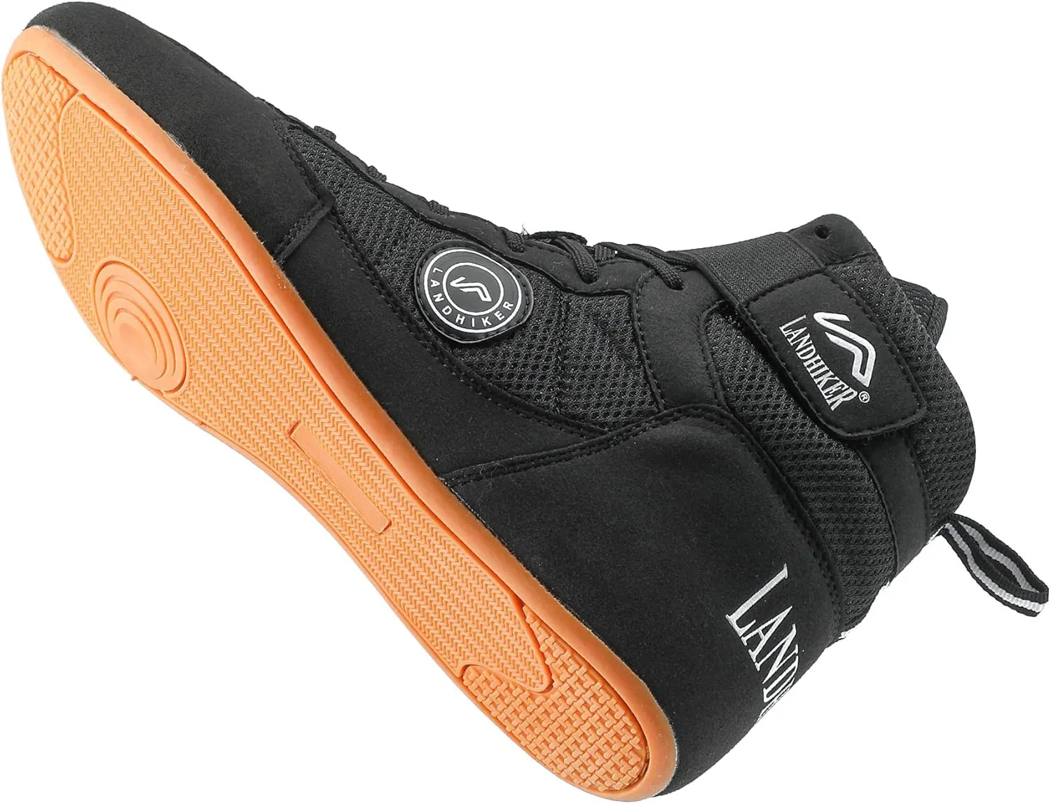 HIKLDK Wrestling Shoes Men Black Boxing Shoe for Men