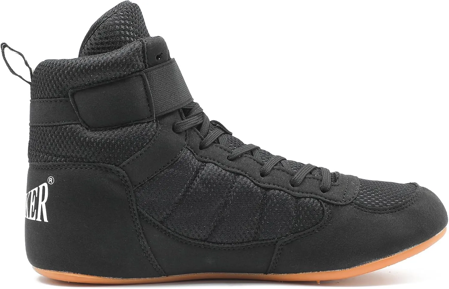 HIKLDK Wrestling Shoes Men Black Boxing Shoe for Men