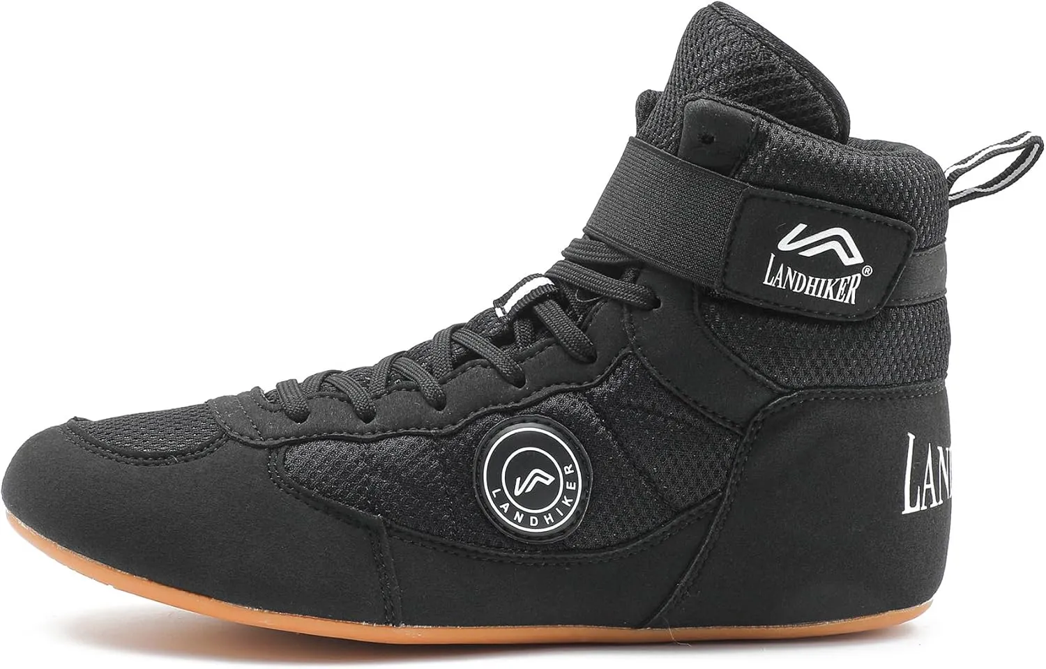 HIKLDK Wrestling Shoes Men Black Boxing Shoe for Men