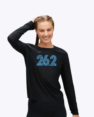 Hoka Boston 26.2 Women's Airolite Run Long Sleeve Black (1151083_BLK) (HBM-05)