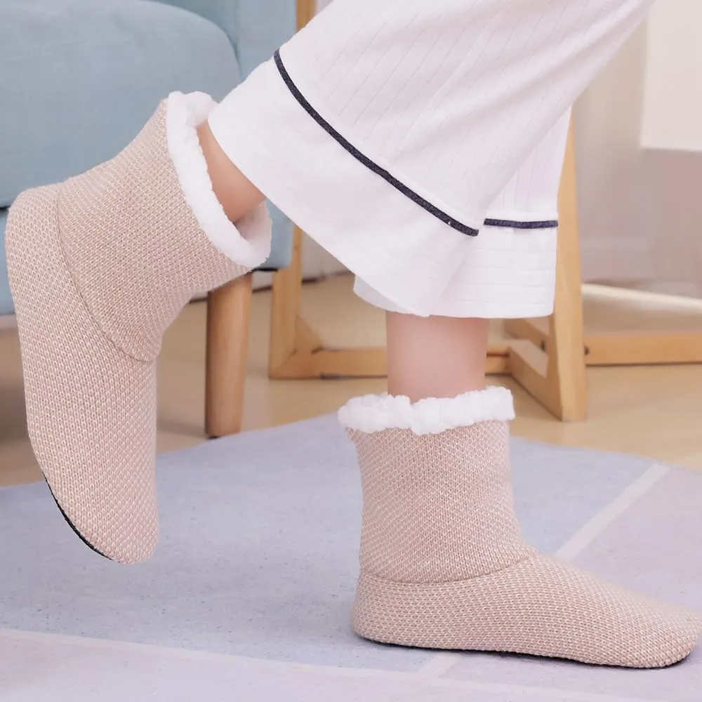 home Non slip floor socks,foot protection covers,Slippers Thick velvet,autumn and winter warm foot protection covers