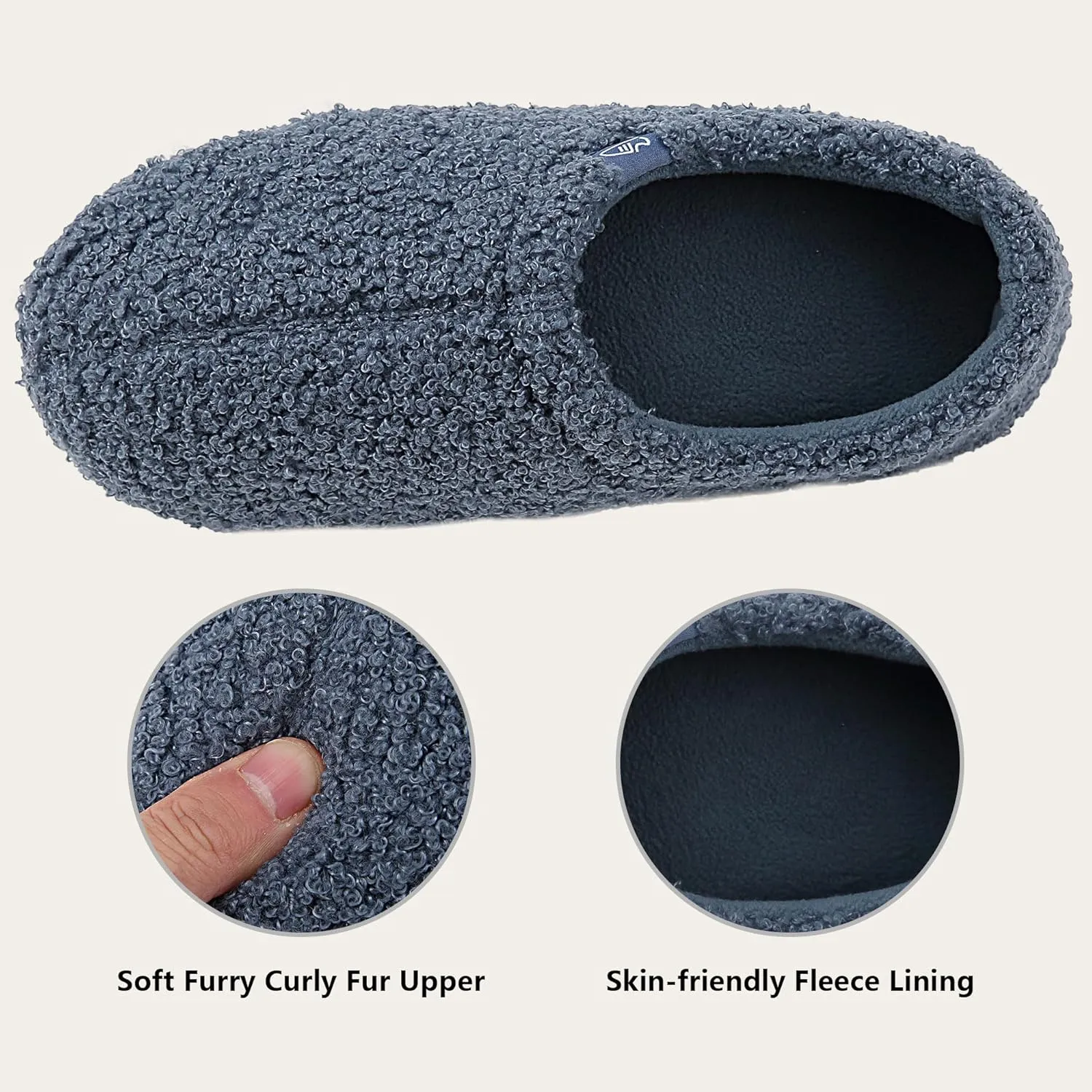 Home Slipper Bootie Slippers Women Girls Indoor Warm Fuzzy Boots Non-slip House Shoe Slippers