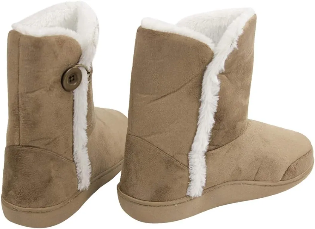 Home Slipper Men's Slippers Boots,Soft Winter Warm Memory Foam Indoor House Slipper Shoes