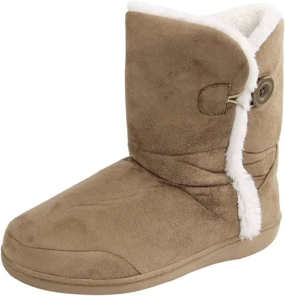 Home Slipper Men's Slippers Boots,Soft Winter Warm Memory Foam Indoor House Slipper Shoes