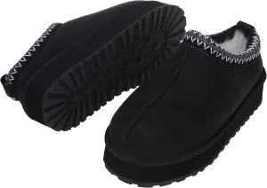 Home Slipper Platform Slippers for Women Indoor Outdoor Mini Boots Non-slip Plush Lining Slip On House Shoes