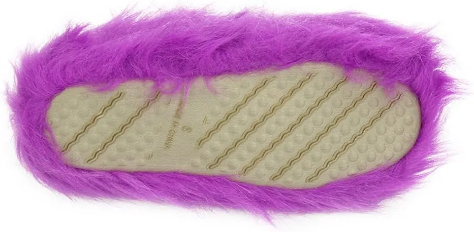 Home Slipper Women's Warm Cute Long Fleece Plush Indoor House SPA Slippers Clogs
