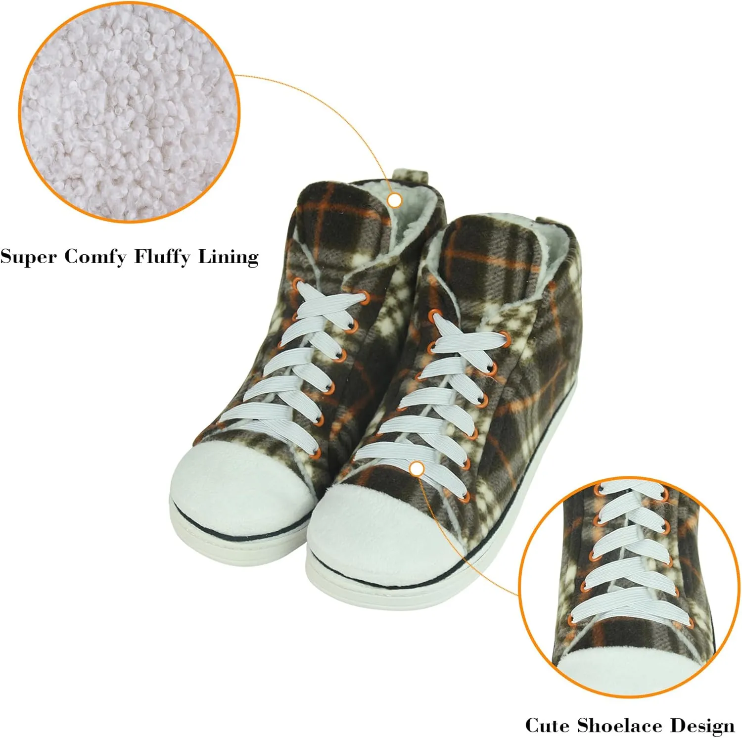 Home Slipper Women's Warm Winter Plush Indoor House Outdoor Sneaker Slippers Boots