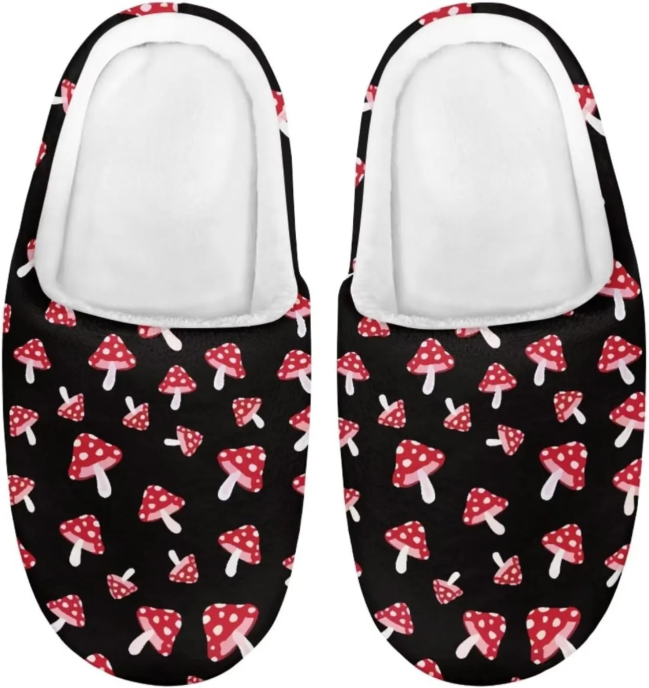 Home Slippers for Girls Boys, House Slippers Anti-Slip Winter Indoor Shoes Soft Plush Warm Preppy Slipper