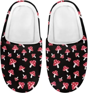 Home Slippers for Girls Boys, House Slippers Anti-Slip Winter Indoor Shoes Soft Plush Warm Preppy Slipper