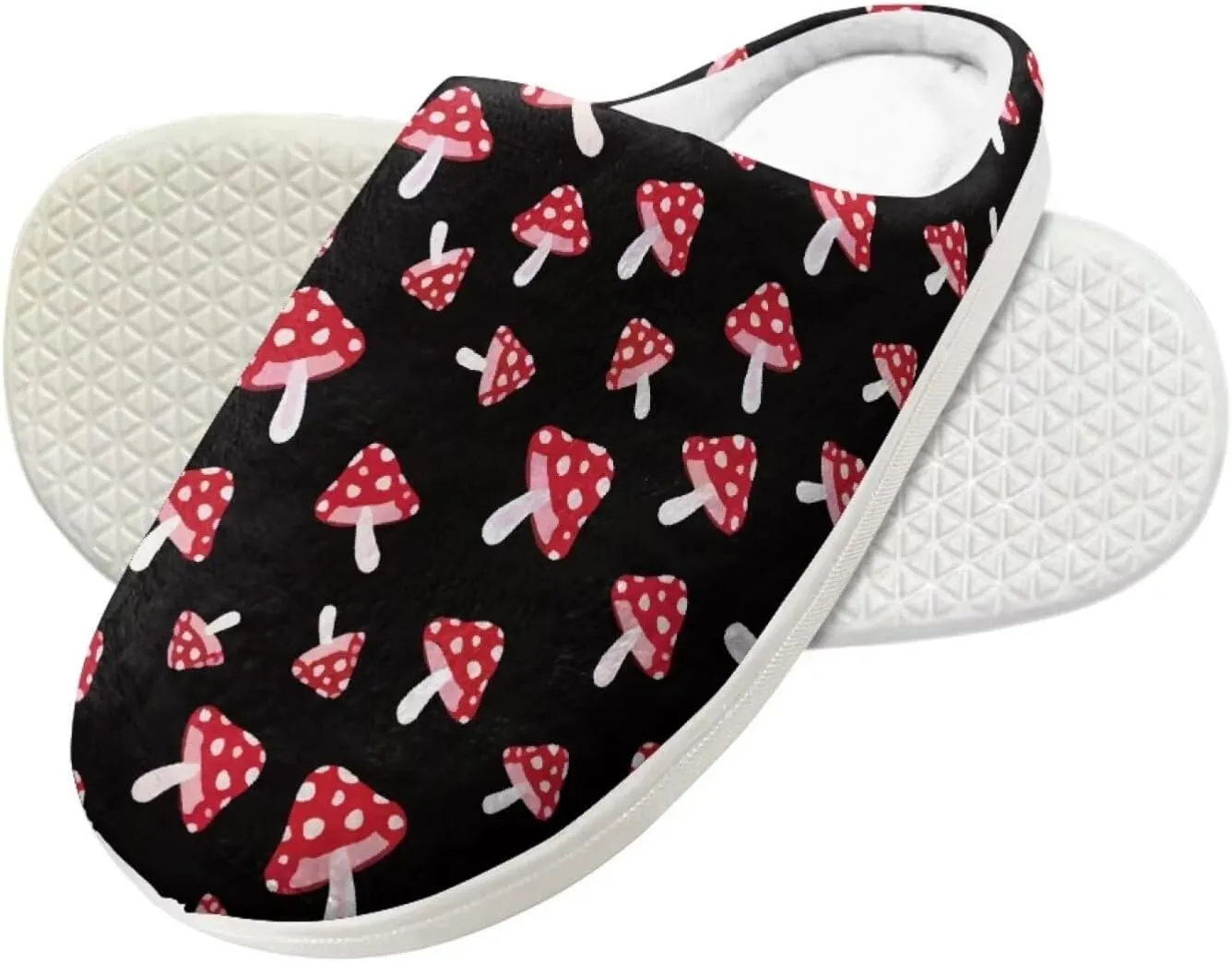 Home Slippers for Girls Boys, House Slippers Anti-Slip Winter Indoor Shoes Soft Plush Warm Preppy Slipper
