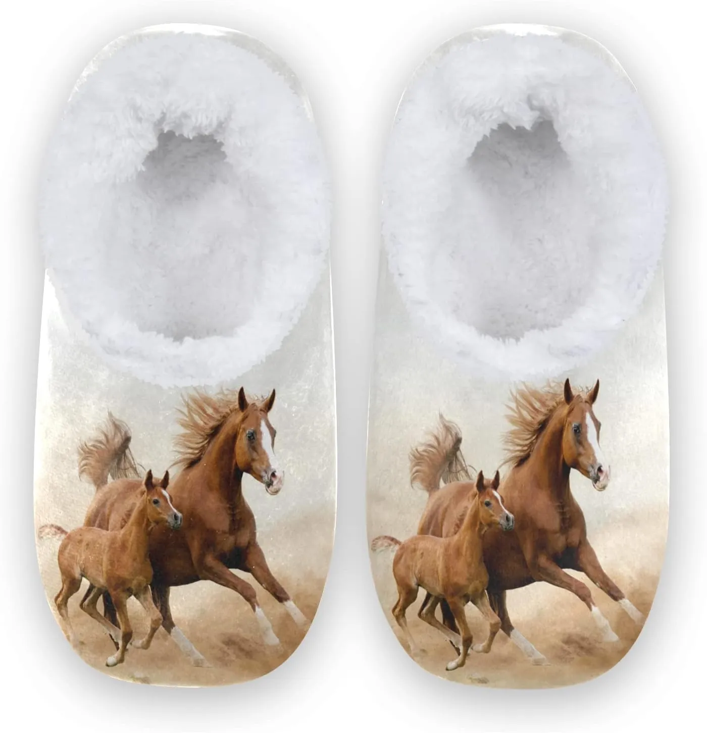 House Slippers Fuzzy Memory Foam Soft Slipper Socks for Woman Men