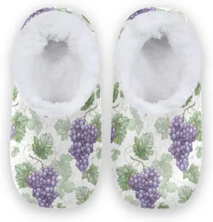 House Slippers Fuzzy Memory Foam Soft Slipper Socks for Woman Men