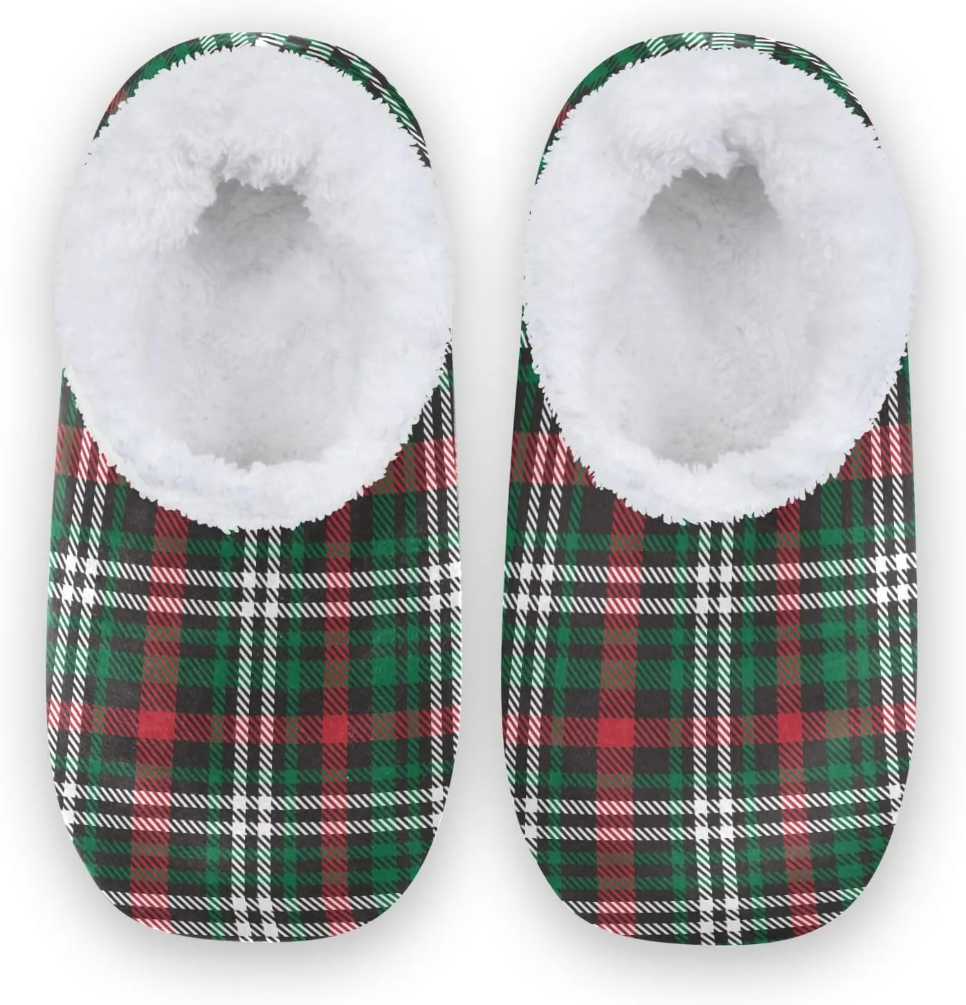 House Slippers Fuzzy Memory Foam Soft Slipper Socks for Woman Men