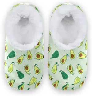 House Slippers Fuzzy Memory Foam Soft Slipper Socks for Woman Men