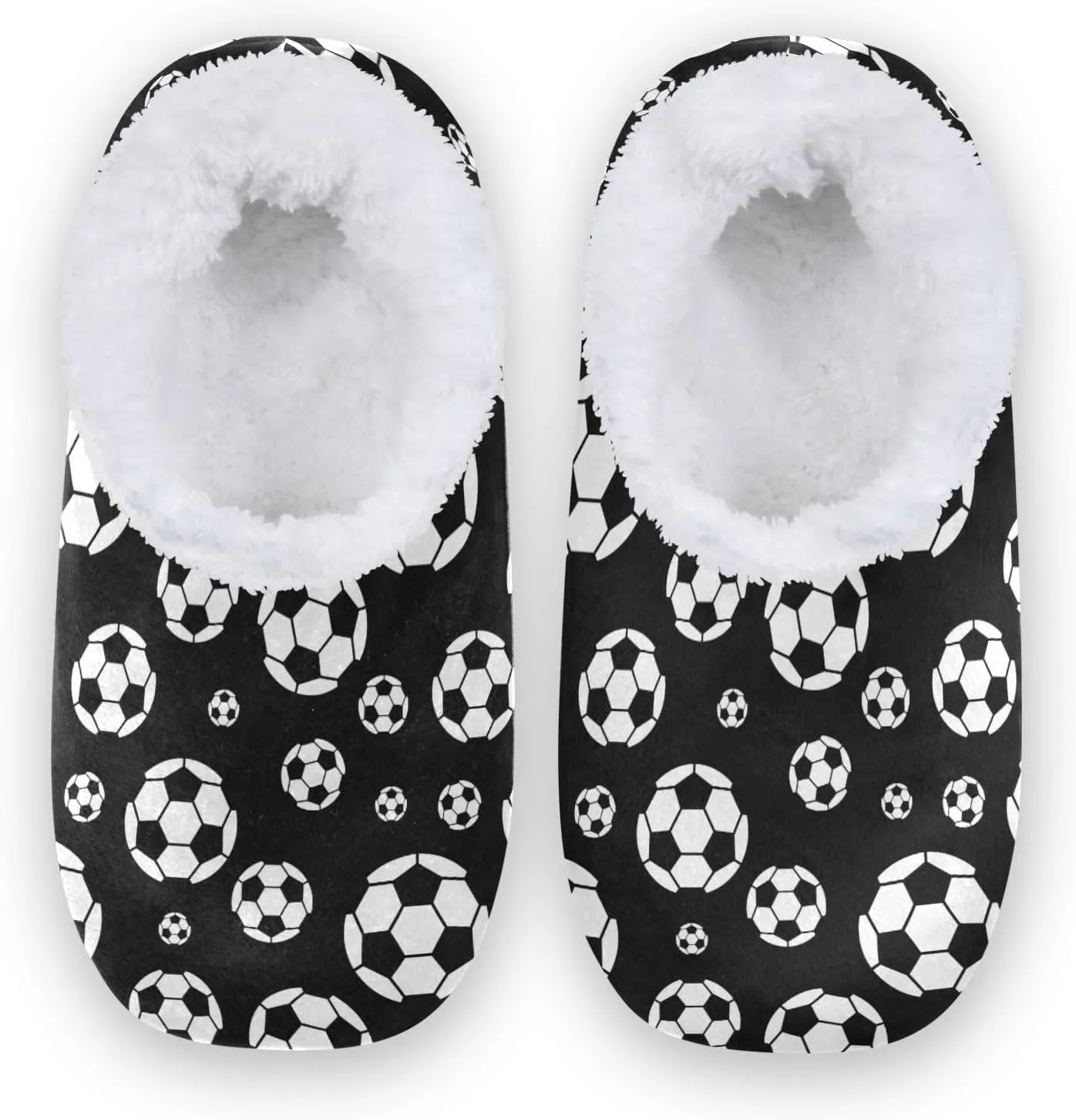 House Slippers Fuzzy Memory Foam Soft Slipper Socks for Woman Men