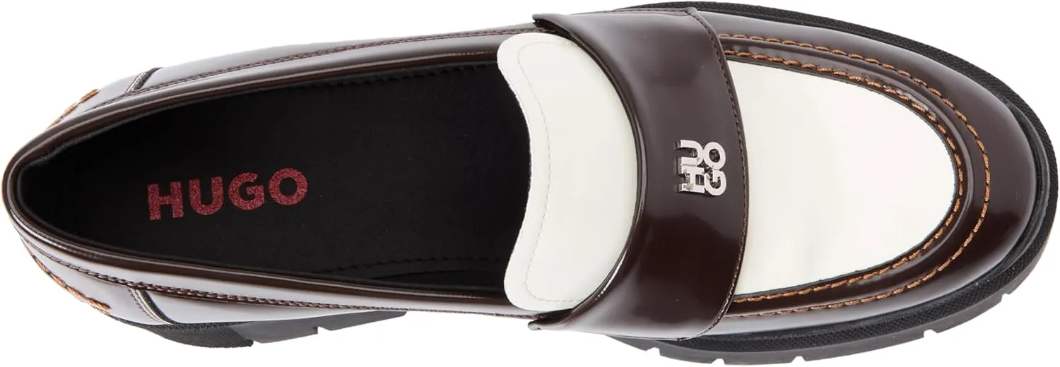 HUGO Women's Modern Loafer_Flats