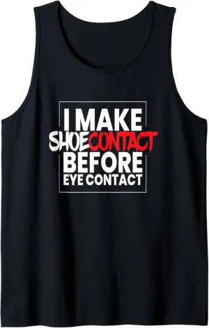 I Make Shoecontact I Streetwear Sport Shoes Fashion Sneakers Tank Top