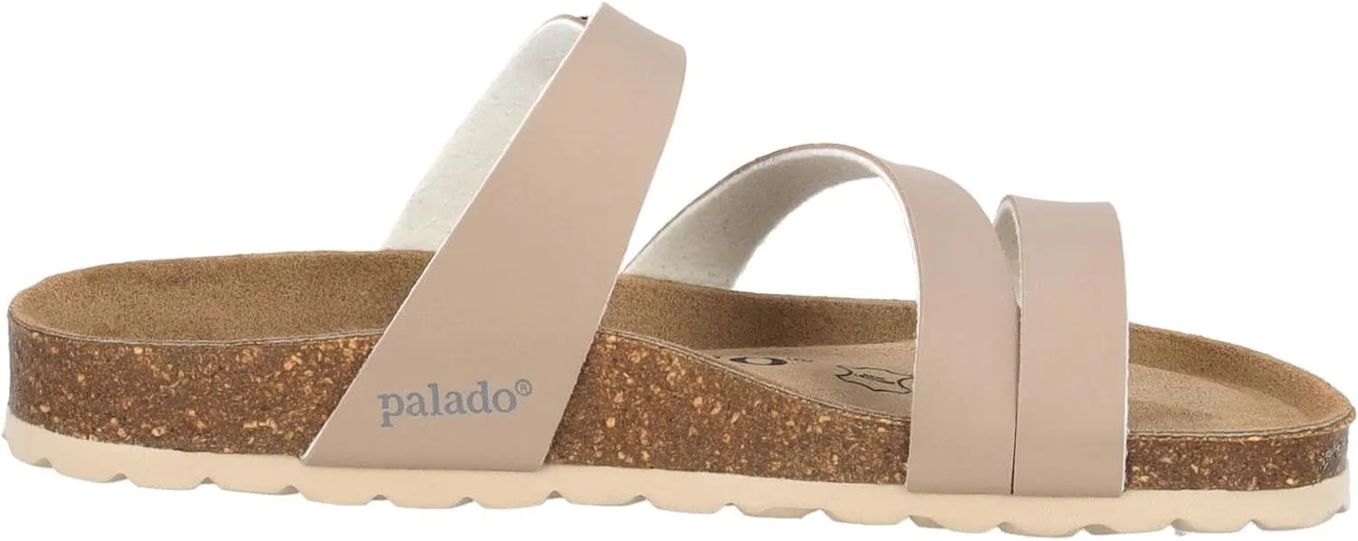 Ikaria Women's Mules - Extra Comfortable Sandals - Fashionable Slippers with Natural Cork - Made in EU - Sandals with Sole Made of Finest Natural Leather