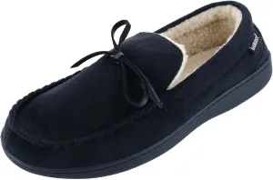 isotoner Men's Microsuede Nigel Moccasin Slipper