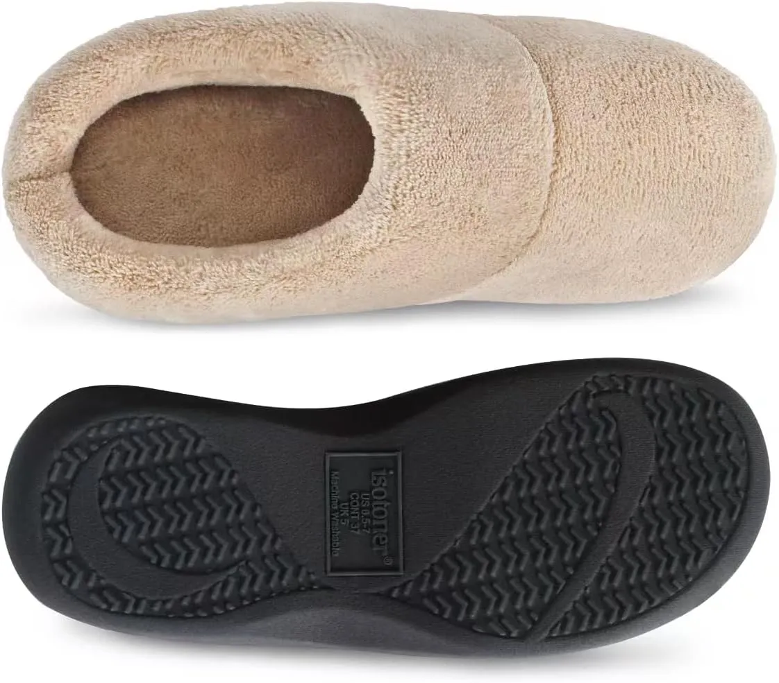 Isotoner Women's Classic Hoodback with Memory Foam Slipper
