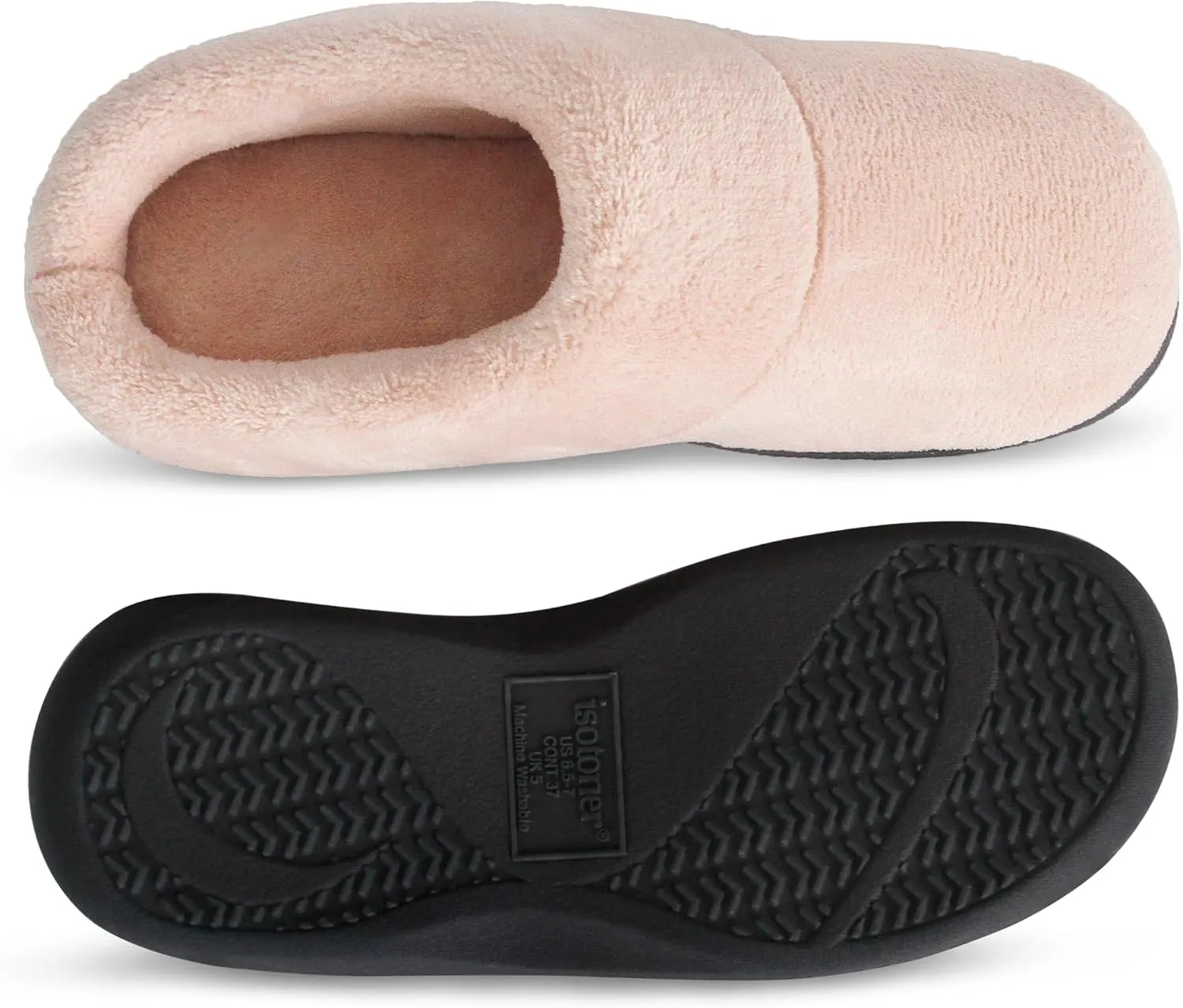 Isotoner Women's Classic Hoodback with Memory Foam Slipper