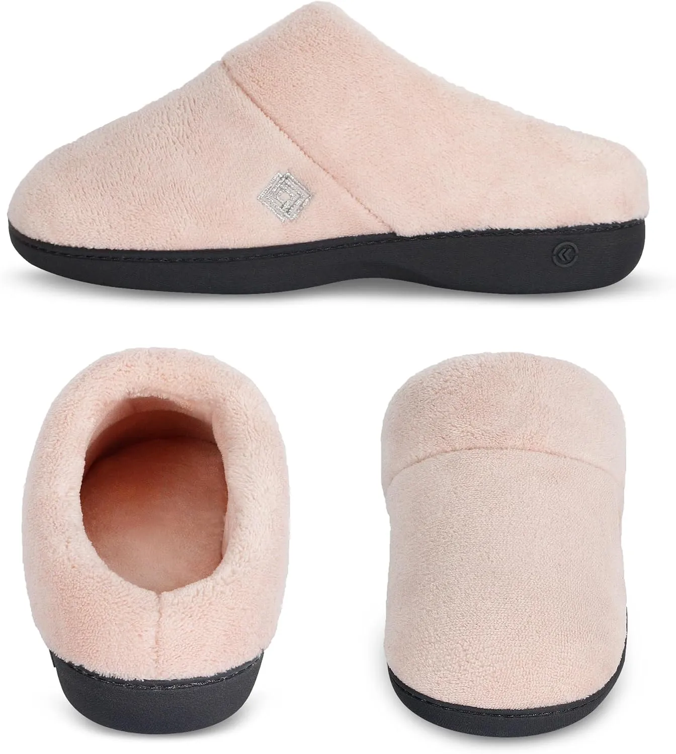 Isotoner Women's Classic Hoodback with Memory Foam Slipper