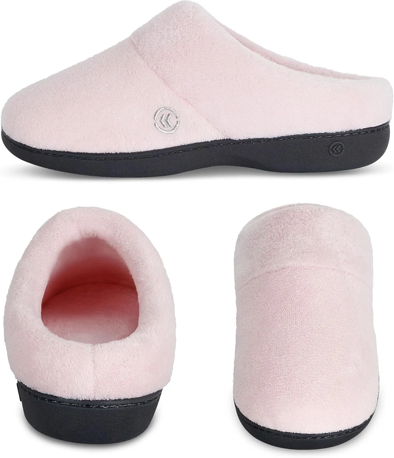Isotoner Women's Classic Hoodback with Memory Foam Slipper