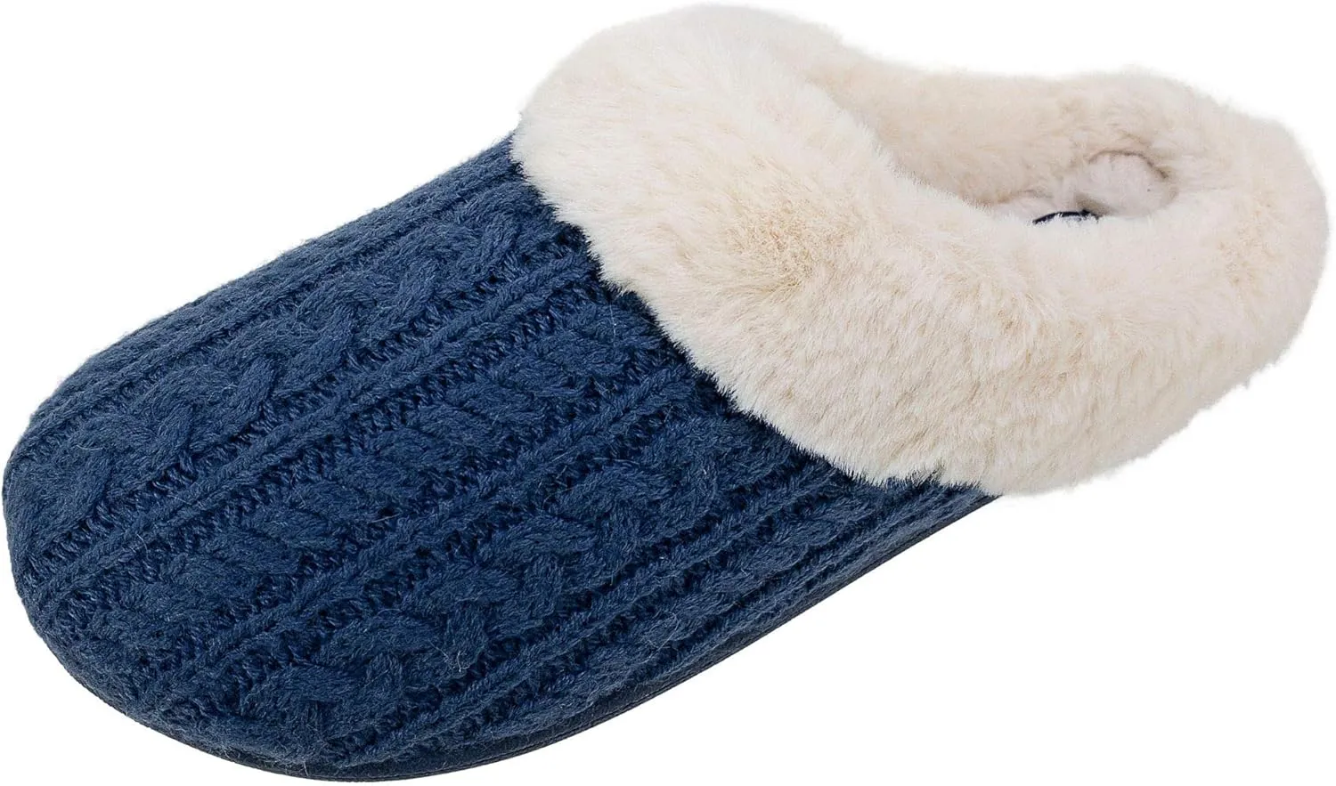 IZOD Women's Memory Foam Slippers, Winter Warm Slip On Scuff Clogs, Women's Size 5 to 12