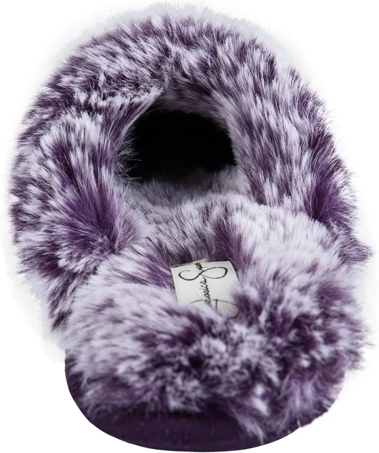 Jessica Simpson Girls Comfy Slippers - Cute Faux Fur Slip-on Shoes Memory Foam House Slipper