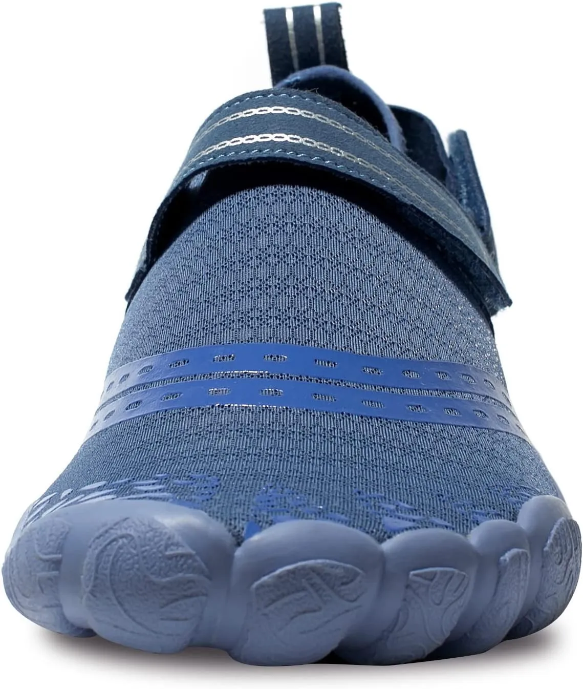 Josaywin Water Shoes for Men Quick Dry Wide Toe Aqua Shoes Adjustable Barefoot Sock for Swim Beach River Pool Surf