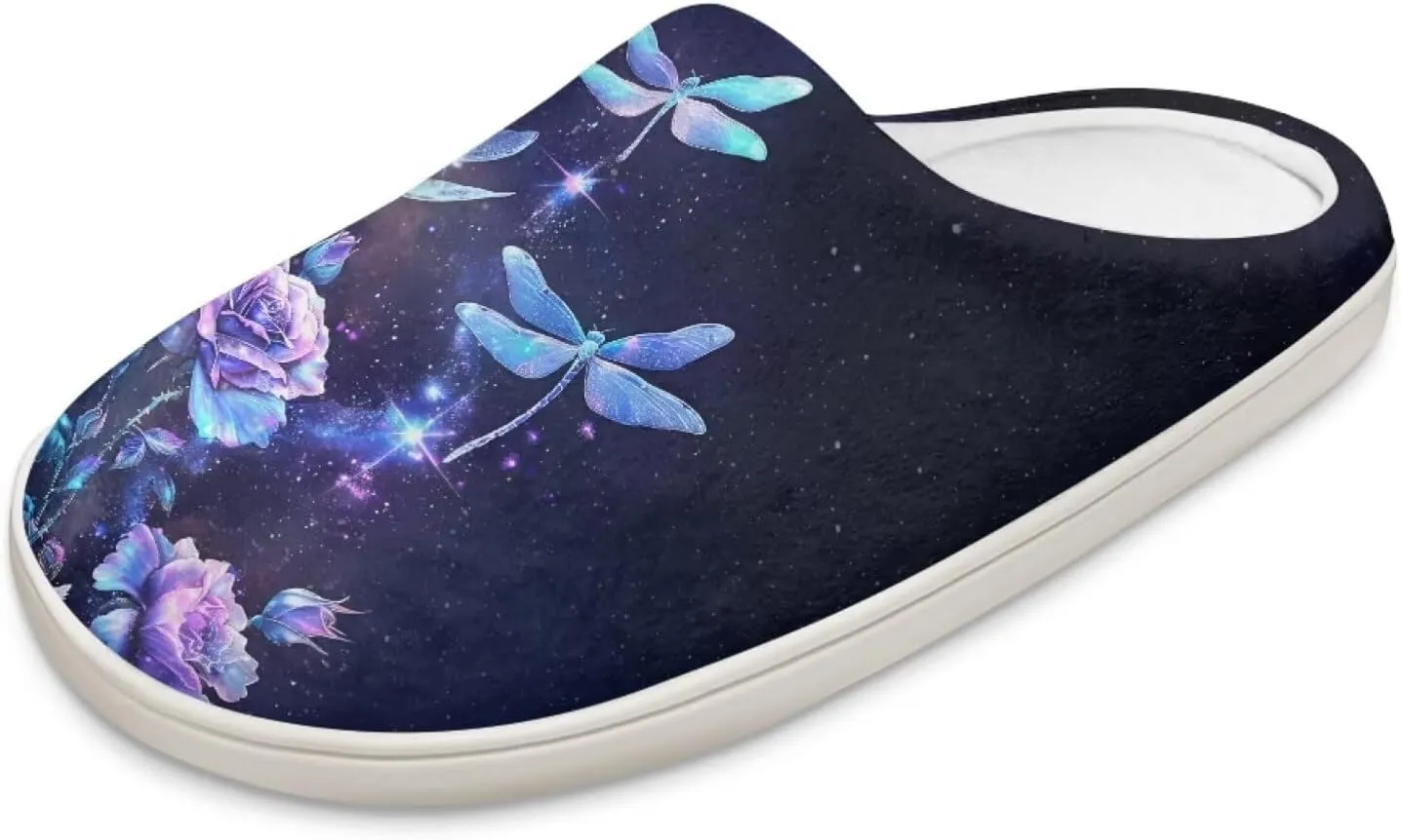 JoyLamoria Pink Hummingbird House Slipper Women Clog Slip On Winter Soft Thick Slipper Rubber Sole Garden Clogs