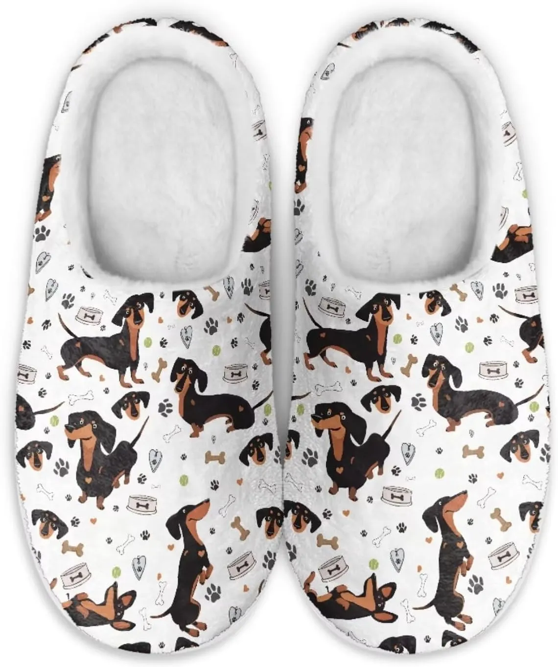 JoyLamoria Plush Garden Shoes Slipper Casual Funny Platform Shoes with Arch Support