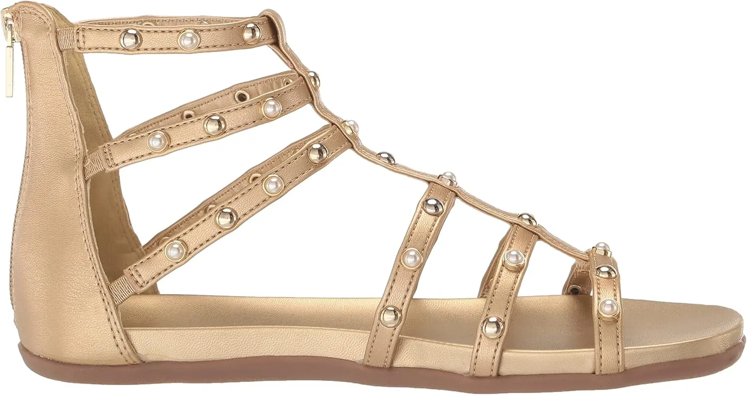 Kenneth Cole REACTION Women's Slim Stud Gladiator Platform