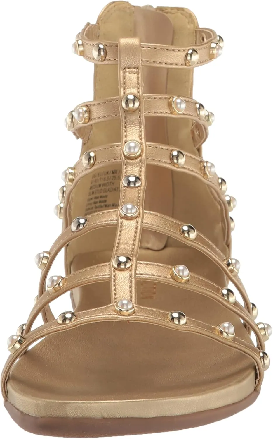 Kenneth Cole REACTION Women's Slim Stud Gladiator Platform