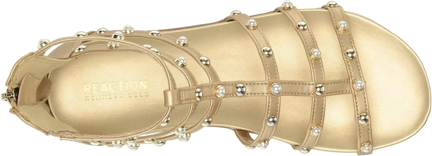 Kenneth Cole REACTION Women's Slim Stud Gladiator Platform