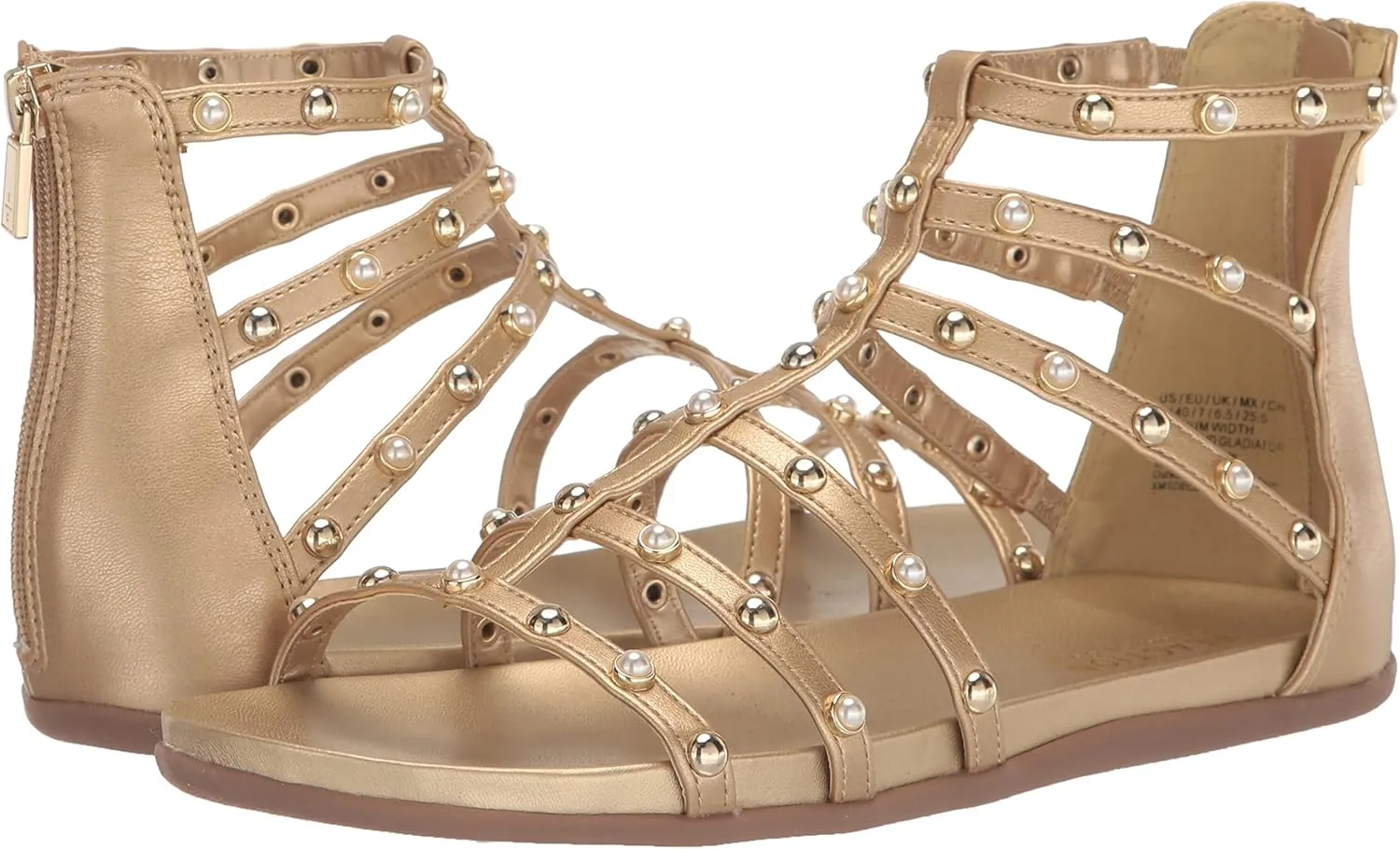Kenneth Cole REACTION Women's Slim Stud Gladiator Platform