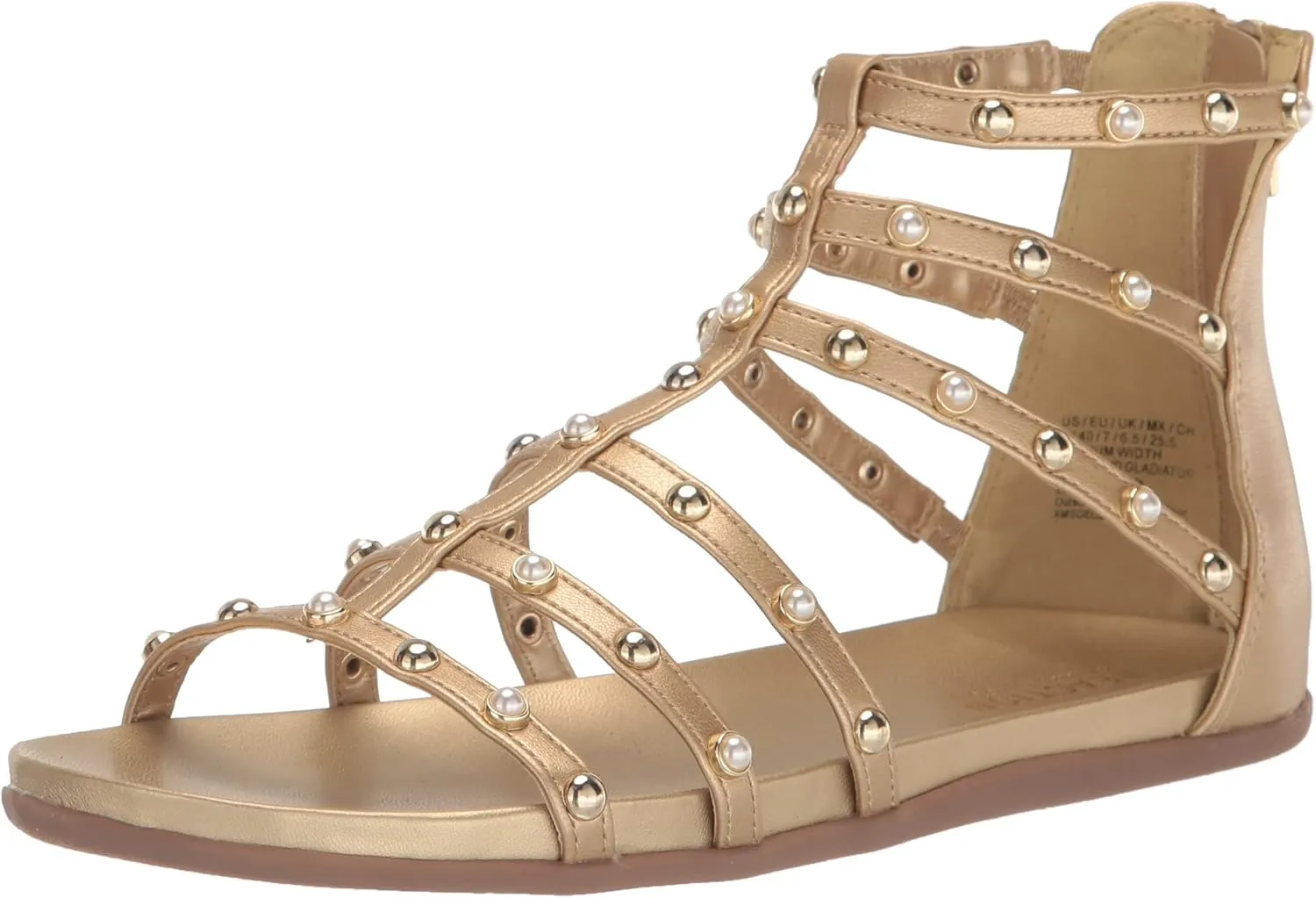 Kenneth Cole REACTION Women's Slim Stud Gladiator Platform