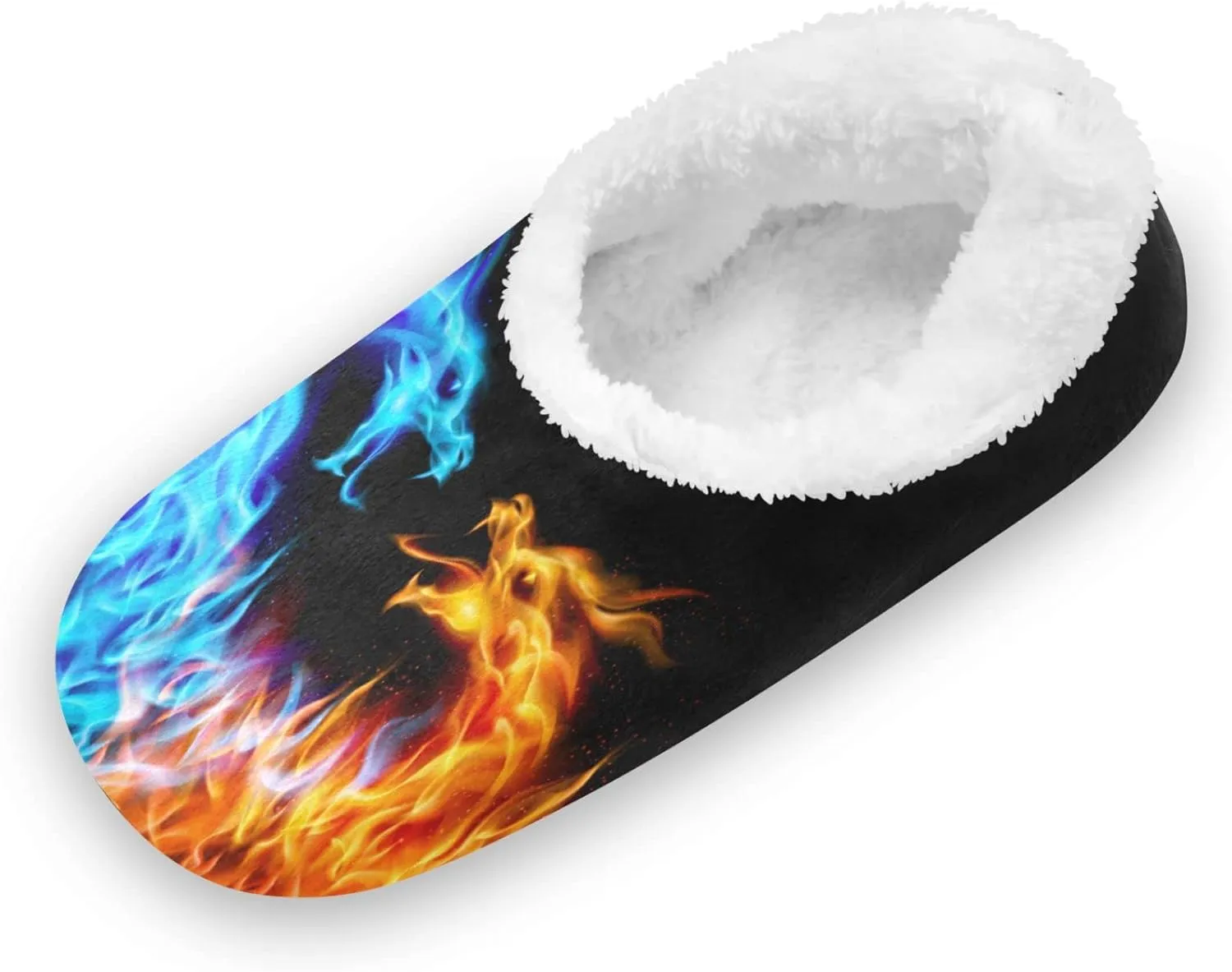 Kids Boys Girls Slippers Soft Memory Foam Indoor Toddler House Slipper Non Slip Spa Travel Household Shoes for Winter Home Bedroom Christmas Dragon Koala Mermaid Bees..