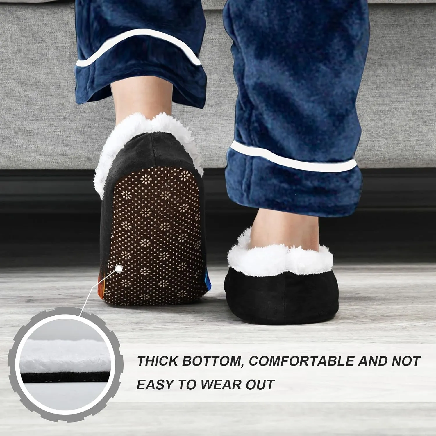 Kids Boys Girls Slippers Soft Memory Foam Indoor Toddler House Slipper Non Slip Spa Travel Household Shoes for Winter Home Bedroom Christmas Dragon Koala Mermaid Bees..