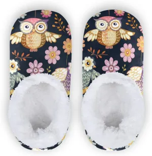 Kids Slippers for Boys Girls, Memory Foam Anti-slip Indoor House Slippers for Bedroom Travel