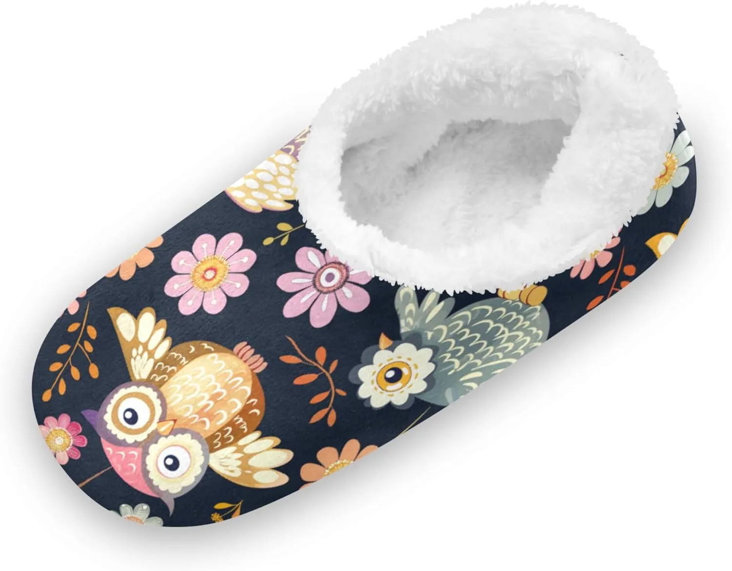 Kids Slippers for Boys Girls, Memory Foam Anti-slip Indoor House Slippers for Bedroom Travel