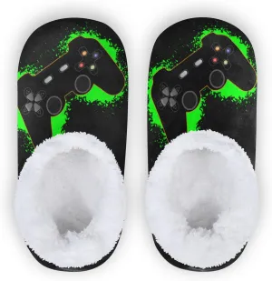 Kid's Slippers for Girls Boys, Memory Foam Anti-slip House Indoor Slipper for Home Bedroom Travel