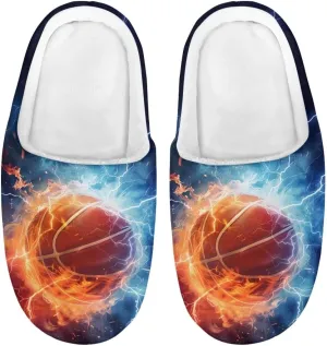 Kids Slippers for Girls Boys - Plush Fuzzy Indoor Shoes
