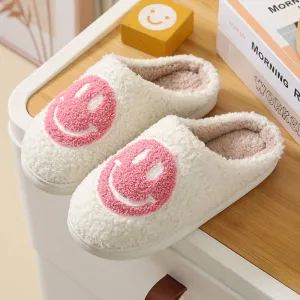 Kids Smiley Plush Slipper