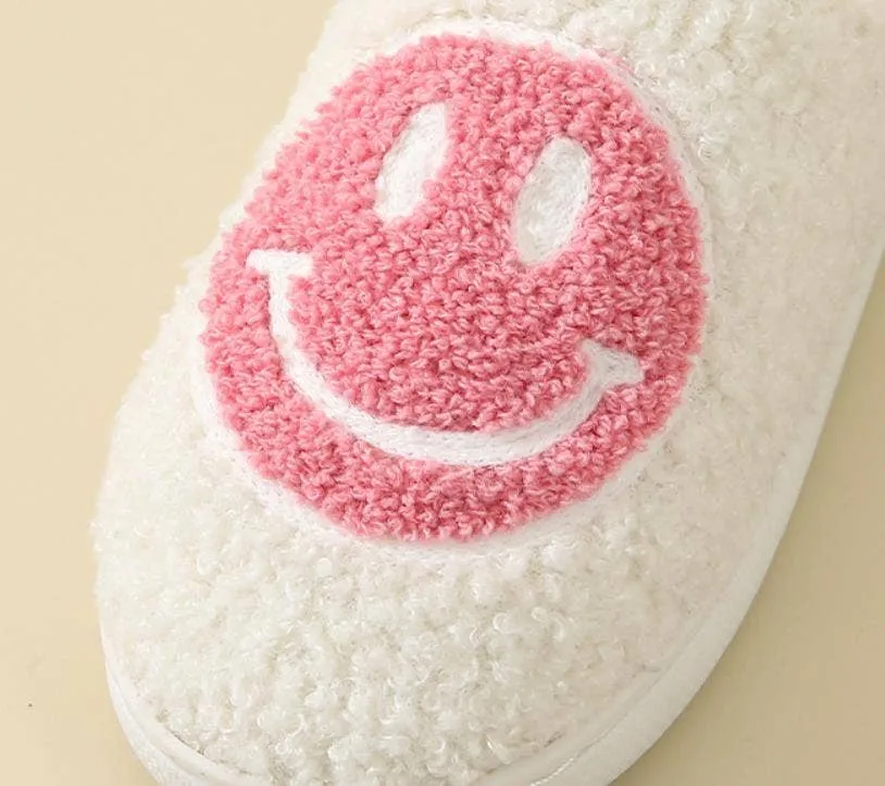 Kids Smiley Plush Slipper