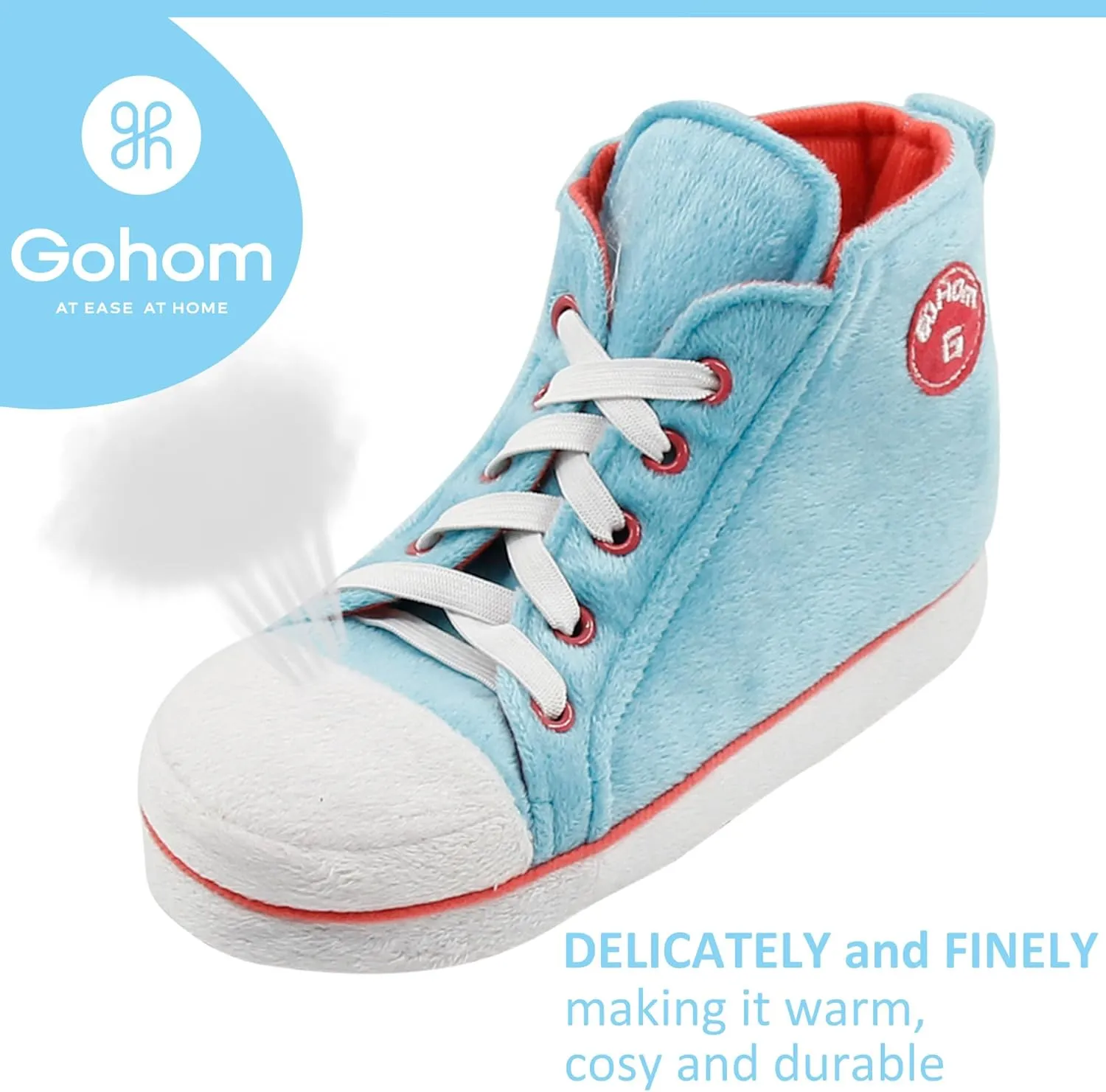 Kids Sneaker Slippers - Soft and Stylish Comfort Cozy House Shoes for Girls and Boys