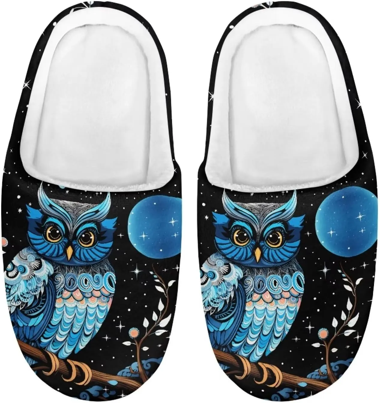 Kids Warm Plush Winter Cotton Slippers Girls Boys House Slipper Slip On Nonslip Indoor Slippers Shoes