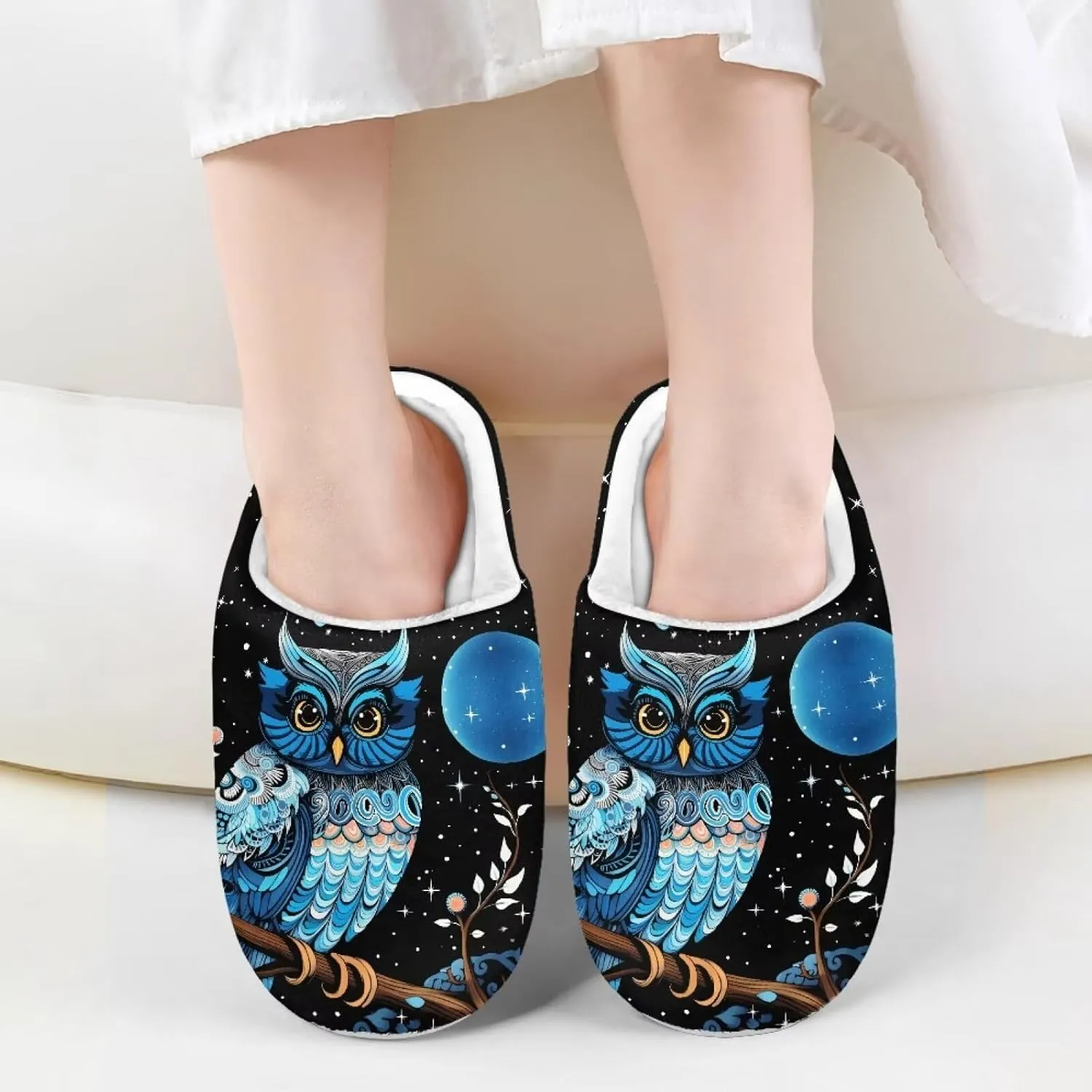 Kids Warm Plush Winter Cotton Slippers Girls Boys House Slipper Slip On Nonslip Indoor Slippers Shoes