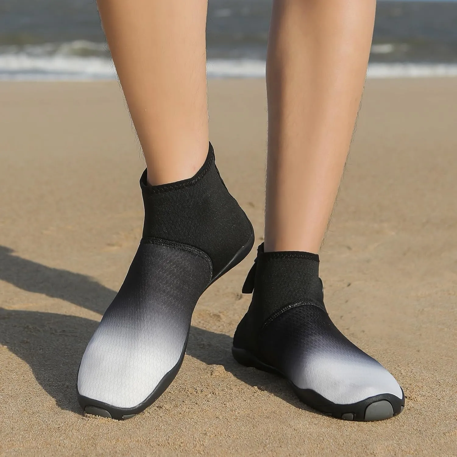 KUNWFNIX Water Shoes for Men Women Quick Dry Water Sports Barefoot Shoes Aqua Socks for Swim Beach Pool Surf Yoga for Women Men